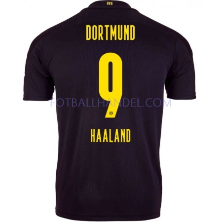 Herre Fotballdrakter Borussia Dortmund Braut Haaland 9 Borte 2020-21 Kortermet